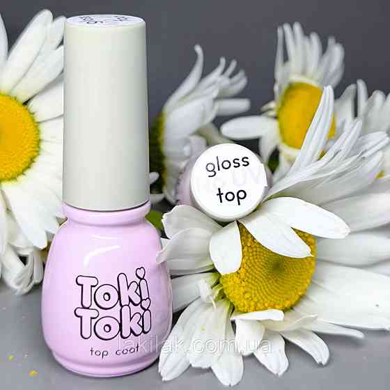 Топ Toki-Toki High Gloss без липкого шару (без УФ фільтру) 5мл Херсон