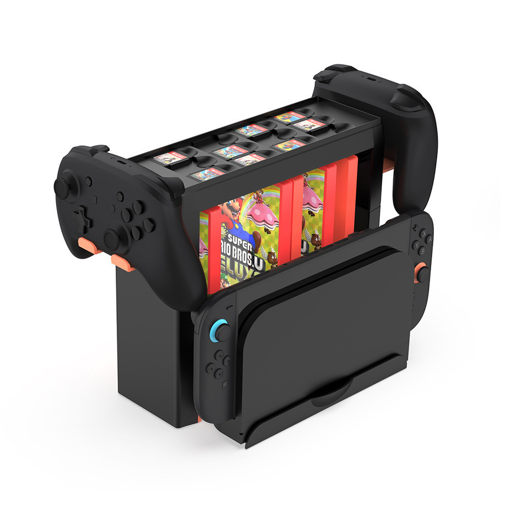 Підставка Switch 2/Switch/OLED для консолі геймпада картриджів Dobe TNS-19051B Київ - фото 1