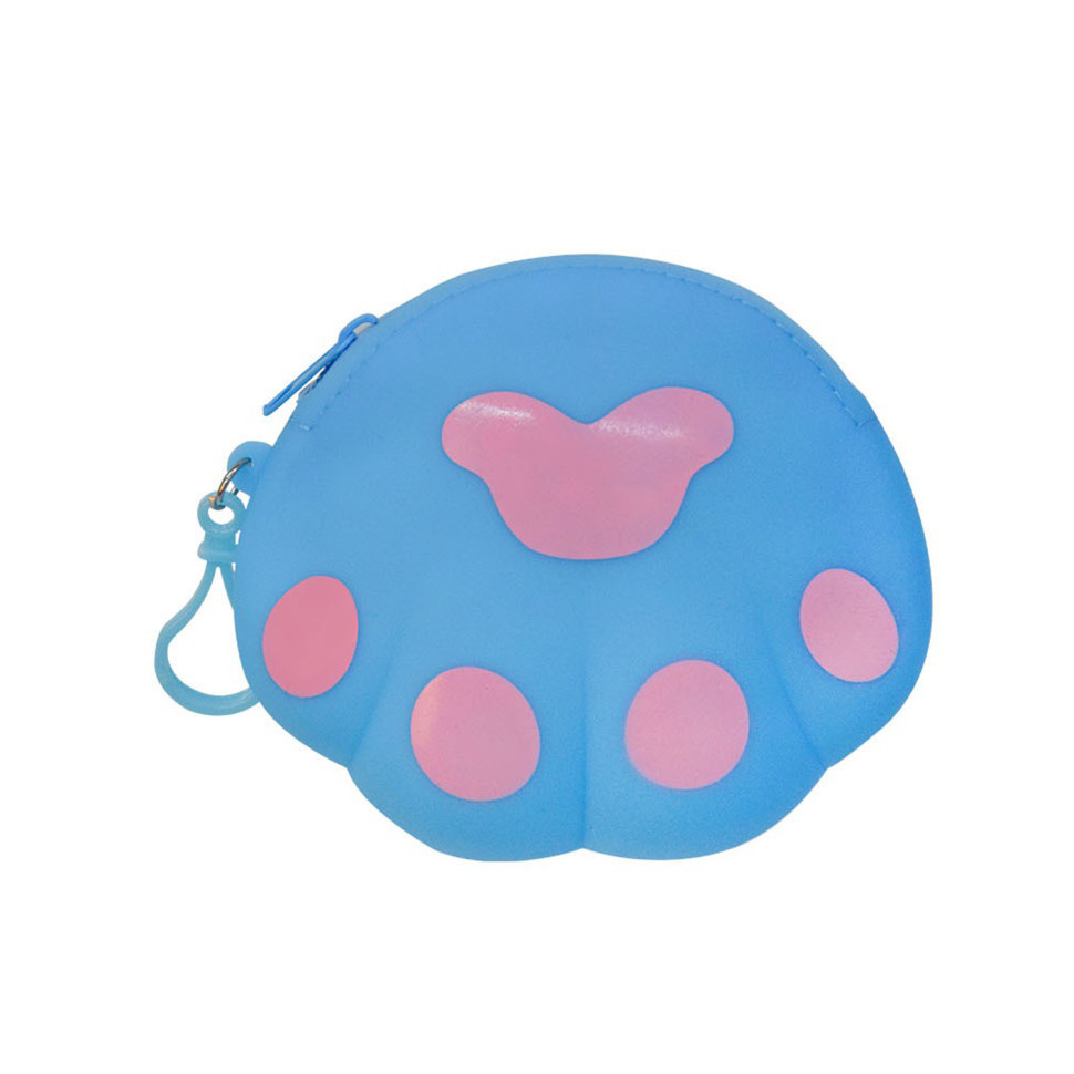 Дитячий гаманець-брелок "Лапка" C44413, 14 х 12 х 2 см Синій Вінниця - фото 1