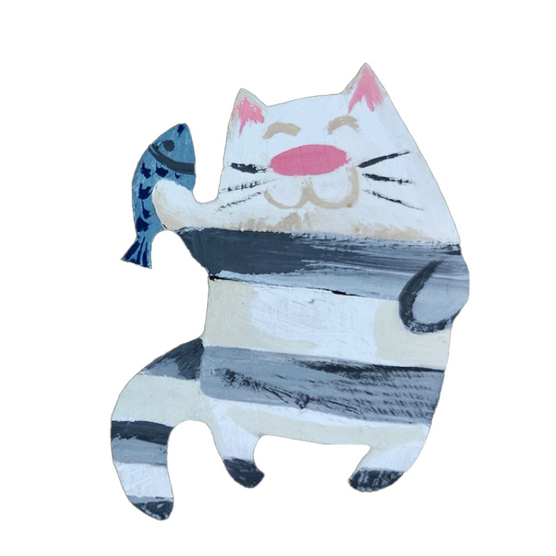 Набір дитячої творчості Розпис по дереву "Магніти-веселі коти" РД-011 Вінниця - фото 3