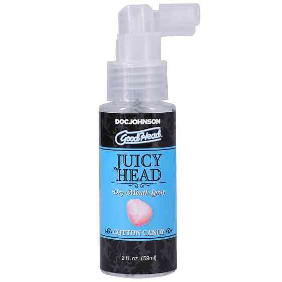 Зволожувальний спрей оральний Doc Johnson GoodHead – Juicy Head Dry Mouth Spray – Cotton Candy 59мл Sex Aura Київ