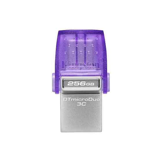 Флеш-накопичувач Kingston USB 3.2 DT microDuo 3C 256GB (Type-A/Type-C) (200Mb/s) Київ