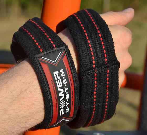 Лямки для тяги (вісмірка) Power System PS-3405 Figure 8 Black/Red S/M Кам'янське