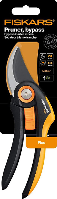 Площинний Секатор Fiskars Plus "P521" (1057167) Високовуглецева сталь Нововолинськ - фото 3