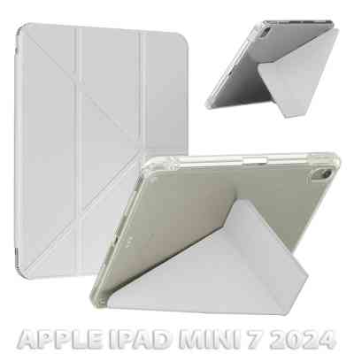 Чохол до планшета BeCover Ultra Slim Origami Transparent Apple iPad Mini 7 2024 Gray (712935) Вінниця