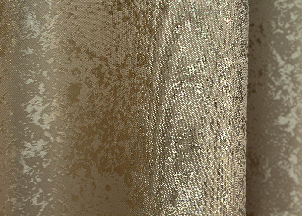 Комплект готових штор VR-Textil Жакард Мармур Al1 № 438ш Темно бежевий 100х290 см 2 шт (31-152) Київ - фото 8