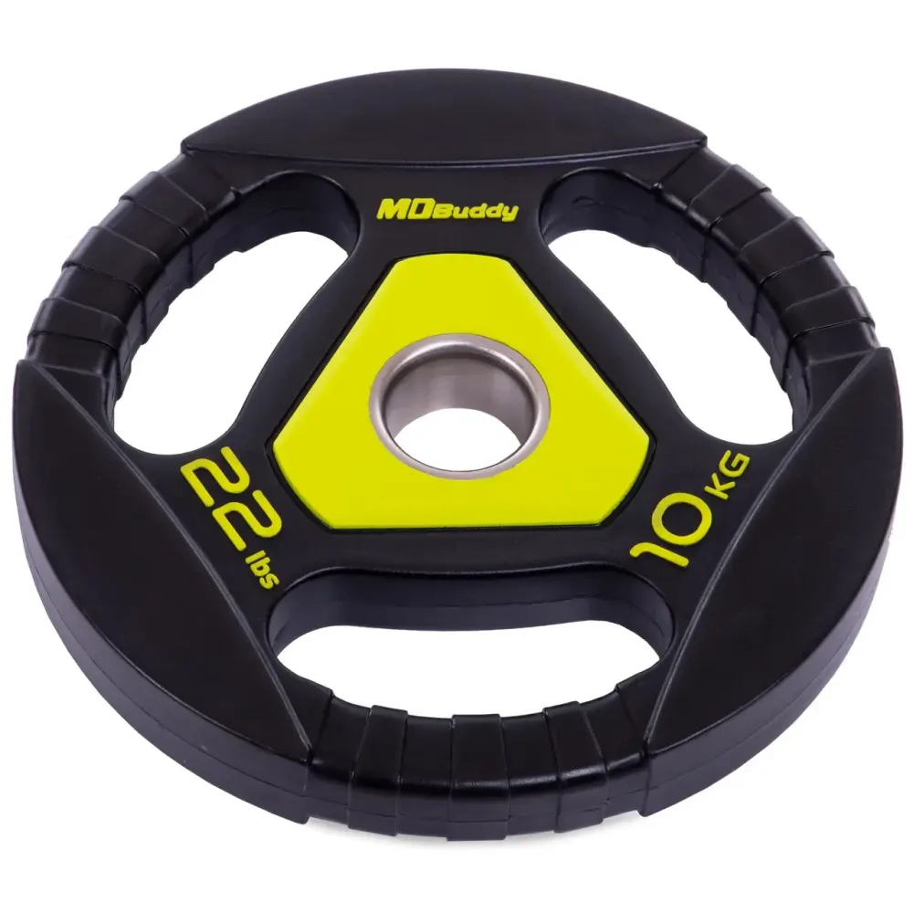 Диск поліуретановий 10 кг на гриф 50 мм Zelart TA-2677-10 Київ - фото 1