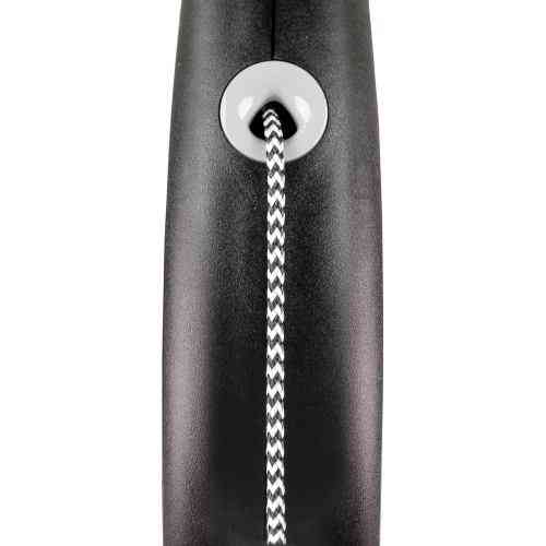 Поводок-рулетка Flexi для собак Black Design трос черный размер S 5 м/12 кг Киев