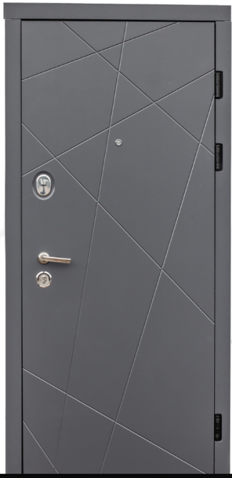 Дверь входная Наши Двери РУБЕЖ Эскада НОВА Антрацыт 860х2050 мм Киев - изображение 1