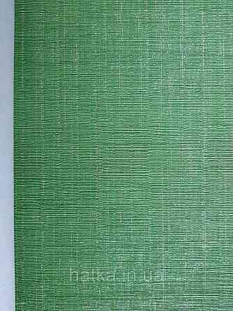 Шпалери флізелінові еко Casadeco Five o'clock 0.53х10 однотонні яскраво зелені прожилки золотом під тканина Київ