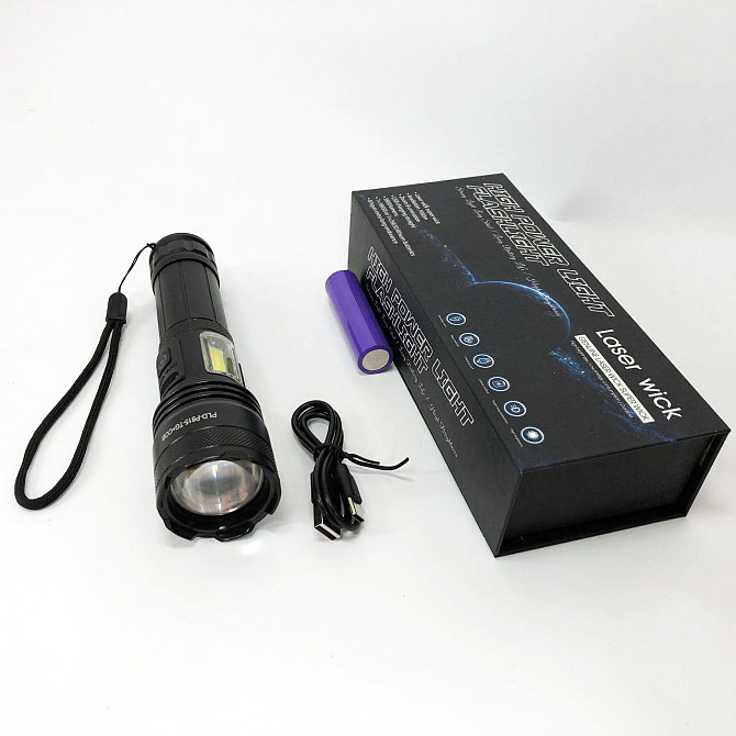 Ліхтарик police оригінал PLD-P815 PM10-TG+COB, Тактичні ліхтарі, Потужні JR-383 пошукові ліхтарі Київ - фото 1