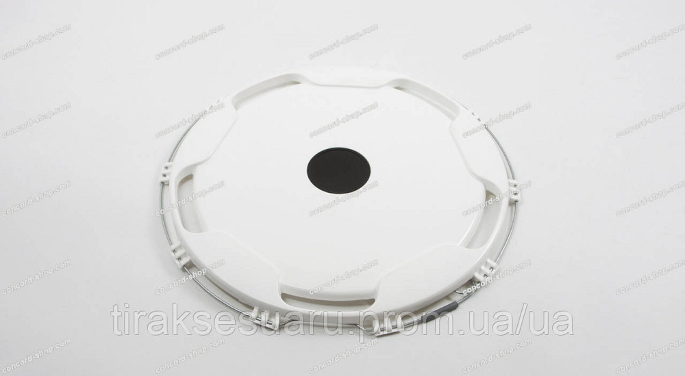 Колпак колеса задній 22.5 унів. білий пластик Колпак колеса задній білий 22.5 (пластик) Луцьк - фото 1