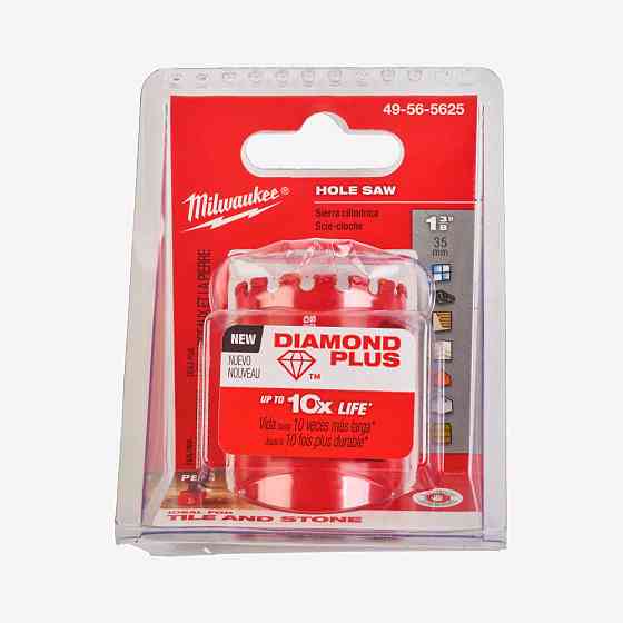 Коронка алмазная Diamond Plus MILWAUKEE, Ø35мм (с резьбой) Одесса