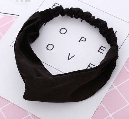 Пов'язка для волосся чалма чорна Київ - фото 1