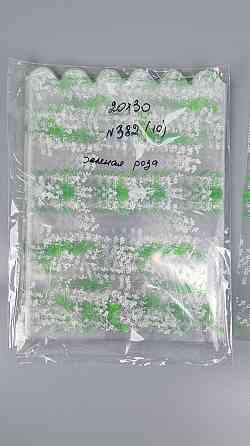 Пакет з малюнком для пакування подарунків (20*30) No382 (10) (ажурний) "Зелена троянда" (100 шт.) Харків