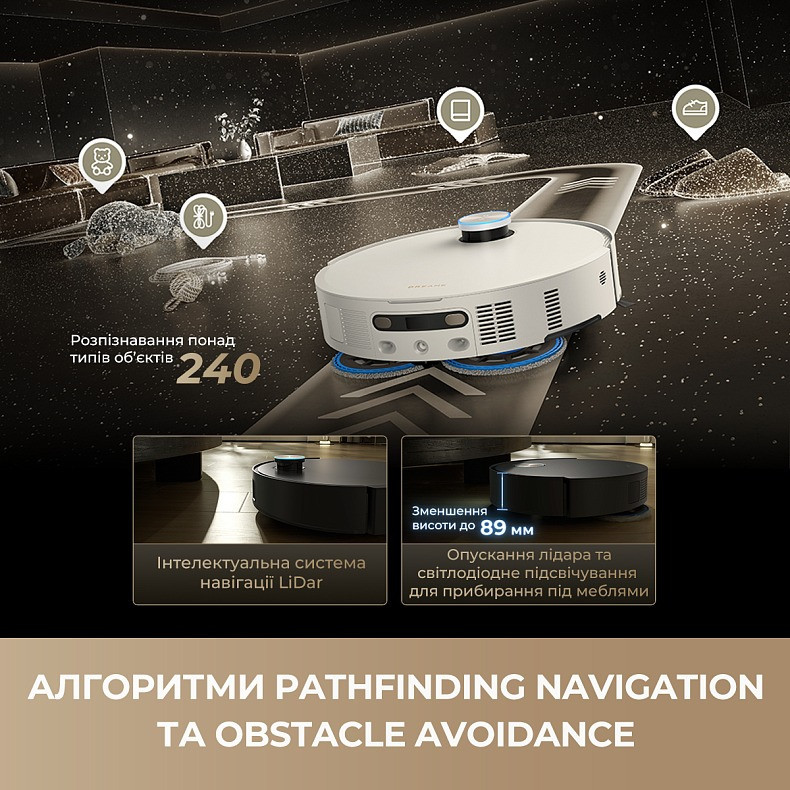 Робот-пилосос Dreame Bot MatriX 10 Ultra White (RLX95CE-wh) ( 10408 ) Харків - фото 9