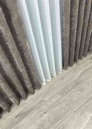 Шторна преміум тканина шеніл однотонний, колекція "VELMIRA Rich" колір капучино 1924ш Київ