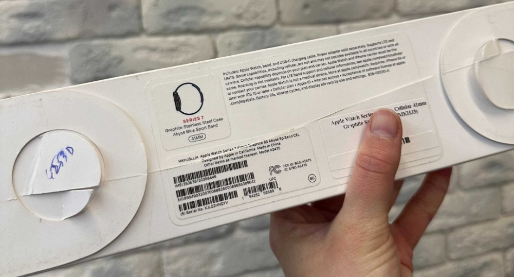 Apple Watch Series 7 GPS + Cellular 41mm Graphite Stainless Steel (MKHJ3) Нові. Харків - фото 3