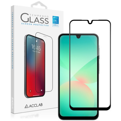 Стекло защитное ACCLAB Full Glue Samsung A26 Black (1283126608025) Винница - изображение 1