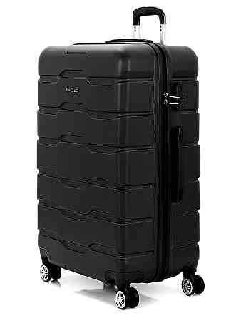 Валіза пластикова MCS V302 велика 76 см чорна Київ