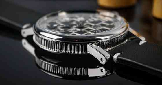 Ексклюзивний чоловічий наручний годинник скелетон Київ