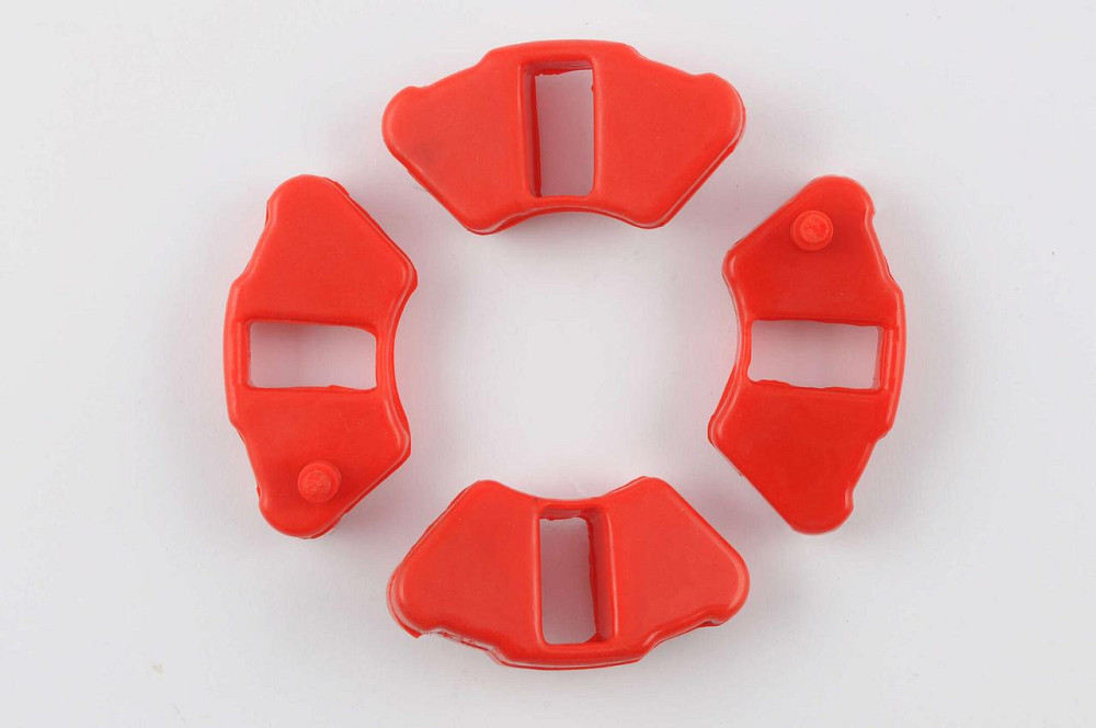 Резинка демпферная (комплект) мопед Дельта (красная, эластичная) Мукачево - изображение 1