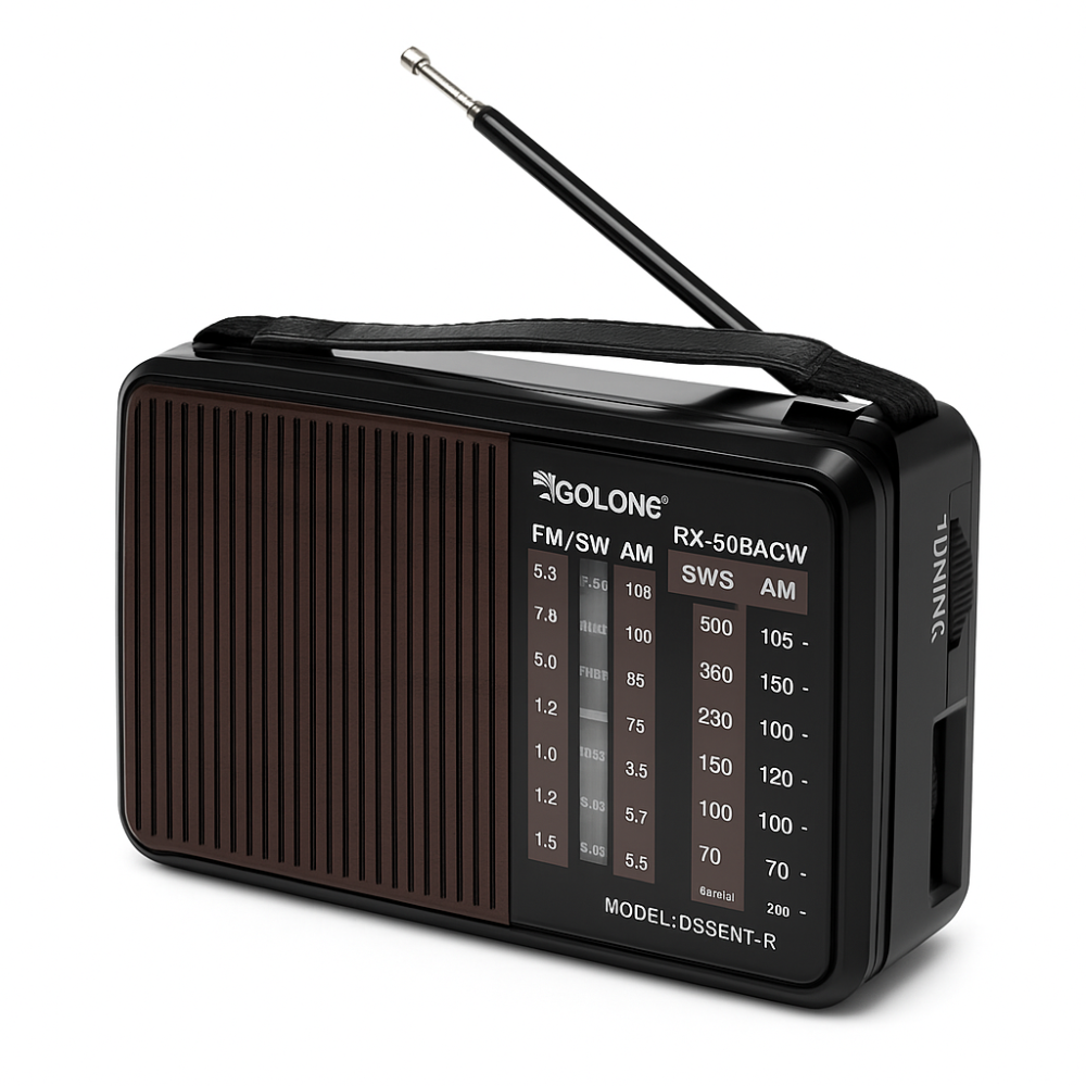 Портативний зв'язок радіо GOLON, Потужний портативний багаточастотний радіоприймач, FM-приймачі MC-54 Львів - фото 14