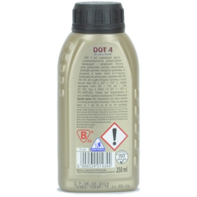 Тормозная жидкость K2 Turbo Brake Fluid DOT 4 0,25 л (T124) Винница - изображение 2