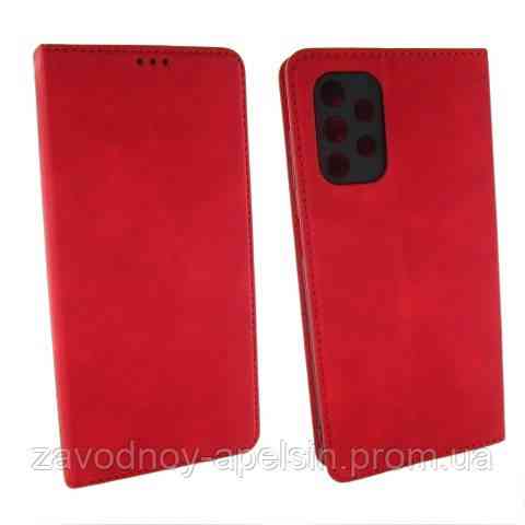 Чохол книжка Підставка Samsung A13 A135 шкіряний (червоний) Одеса