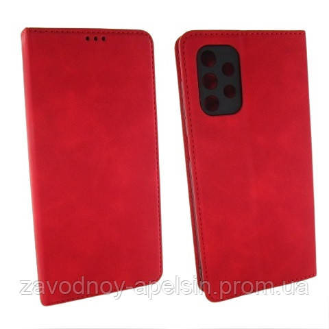 Чехол книжка Подставка Samsung A13 A135 кожаный (красный) Одесса - изображение 1