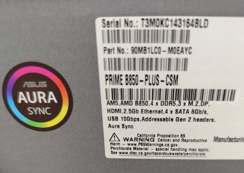 Материнська плата Asus PRIME B850-PLUS-CSM Київ - фото 2