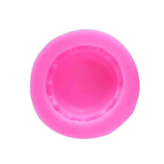 Силиконовый молд Макарун 32 мм розовый Киев