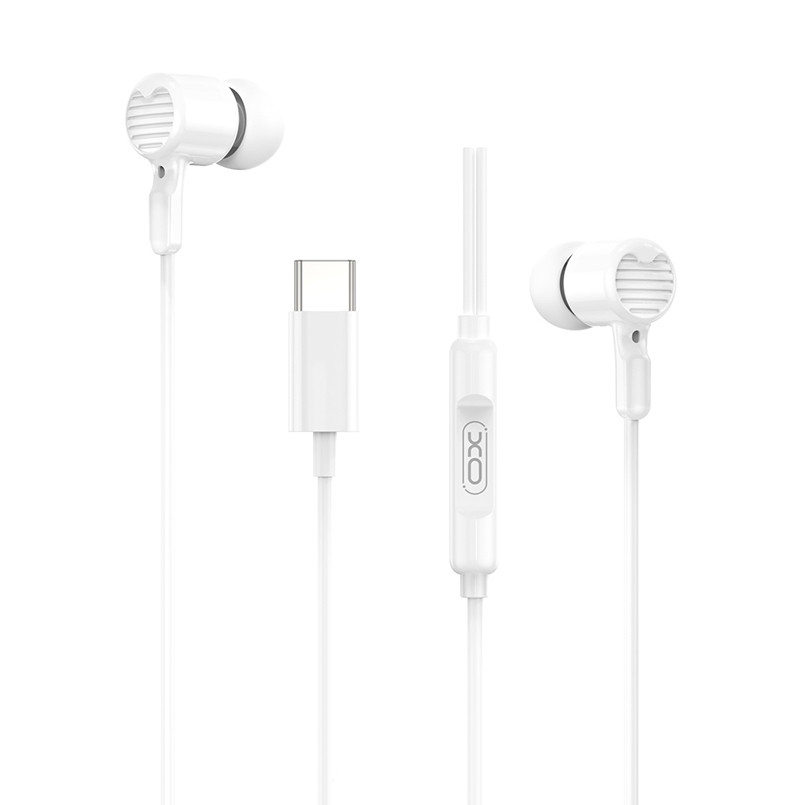 Навушники дротові XO EP81 Sunflower In-Ear Type-C білі Львів - фото 1