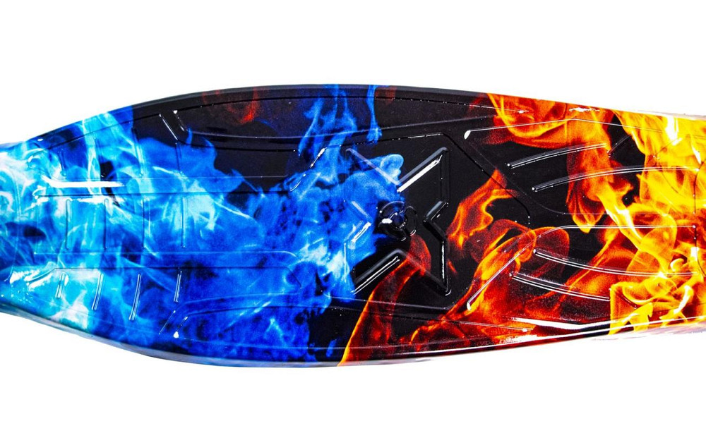 Детский самокат MAXI. Огонь и Лед. Светящиеся черные колеса! Одесса - изображение 3