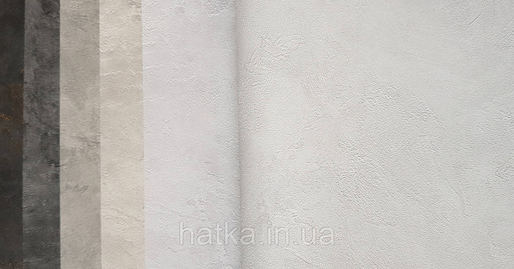 Обои винил на флизелине Caselio Patine 0.53х10 под штукатурку матовые светло серые белые разные оттенки Киев - изображение 2
