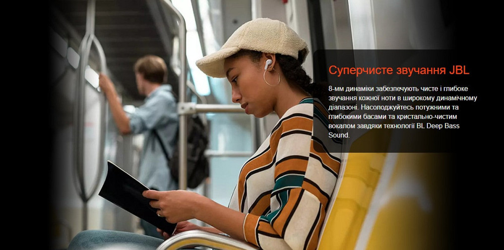 Bluetooth-гарнітура JBL Wave Beam White (JBLWBEAMWHT) ( 28130 ) Харьков - изображение 10