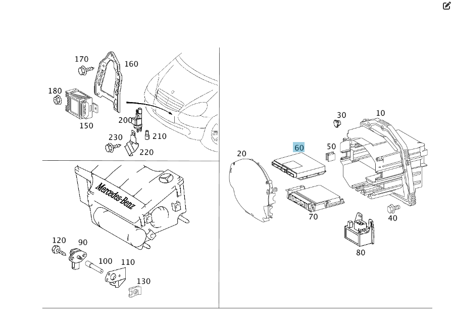 Mercedes-Benz  A0285452632 Блок керування ESP+BAS A-class W168 Одеса - фото 2