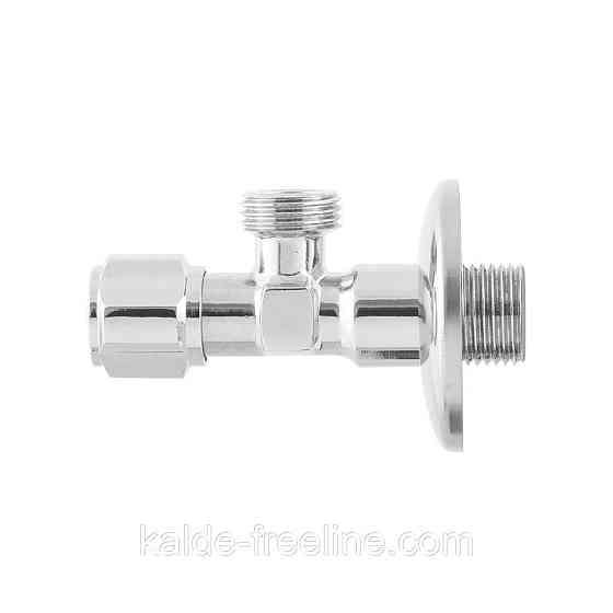 Кран кутовий приладовий Raftec Silver ABS four ribs handle 1/2" Харків