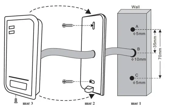 Контролер доступу + зчитувач SEVEN CR-7462m (EM-Marin + MIFARE) Київ