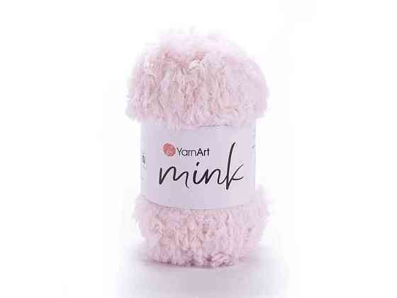 Пряжа Mink розовый 100% полиамид 75м 50г арт.347 10шт/уп ТМ YARNART Киев