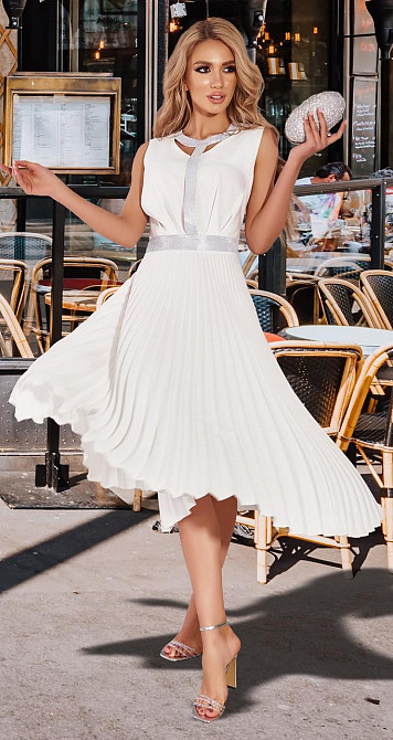 Стильне ошатне плаття плісе (42) Київ - фото 1