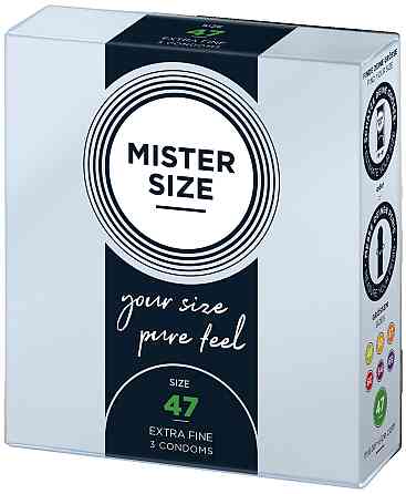 Презервативы Mister Size 47 mm (3шт) Sex Aura Киев