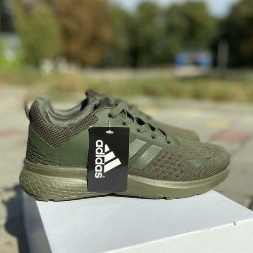 Кросівки Adidas Зелені Адідас BOOST Колір Хакі Чоловічі (розміри: 36,37,38,39,40) Дніпро - фото 10
