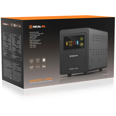 Источник бесперебойного питания REAL-EL RESERVE-1000 (EL122100004) Винница - изображение 3