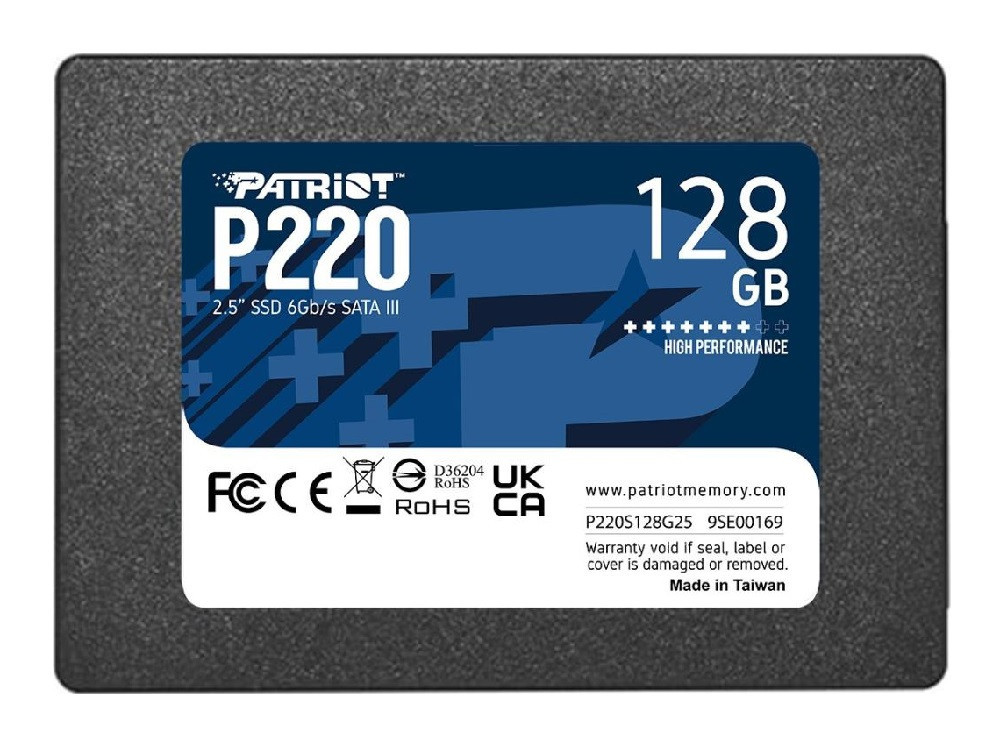 Накопичувач SSD Patriot P220 128GB 2.5" 7mm SATAIII Київ - фото 1