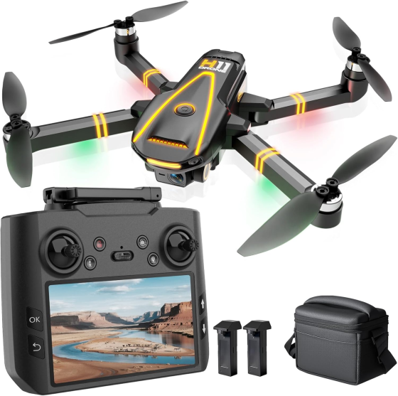 Дрон H11 GPS з камерою 4k EIS Professional для дорослих та дітей (екранний пульт дистанційного керування) RC квадрокоптер Київ
