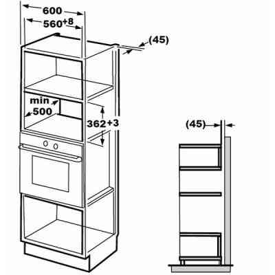 Мікрохвильова піч Hansa AMM20BMXH Вінниця