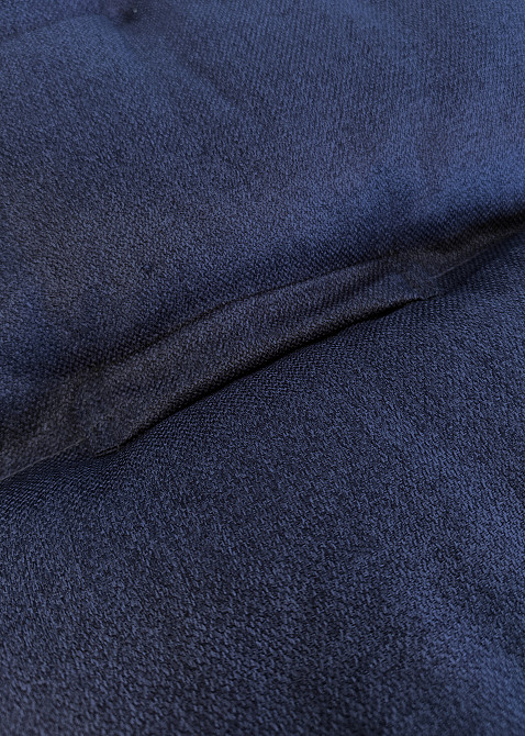 Подушка для стільців (40x120х4 см) подвійна Decorator Мальмо колір темно-синій 84-172 Київ - фото 7