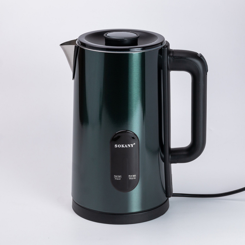 Электрический чайник Sokany SK-09019GR 3 литра Зеленый Киев - изображение 2