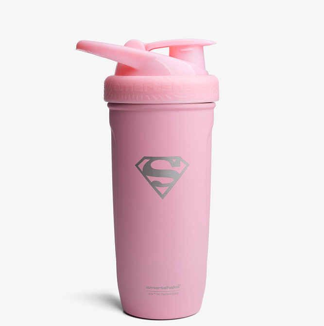 Шейкер спортивний SmartShake Reforce 900ml Supergirl Pink Кам'янське - фото 11